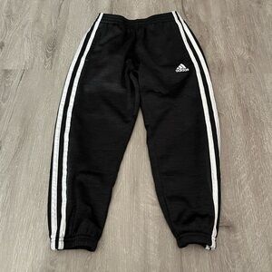 Adidas boys size 6 track pants black